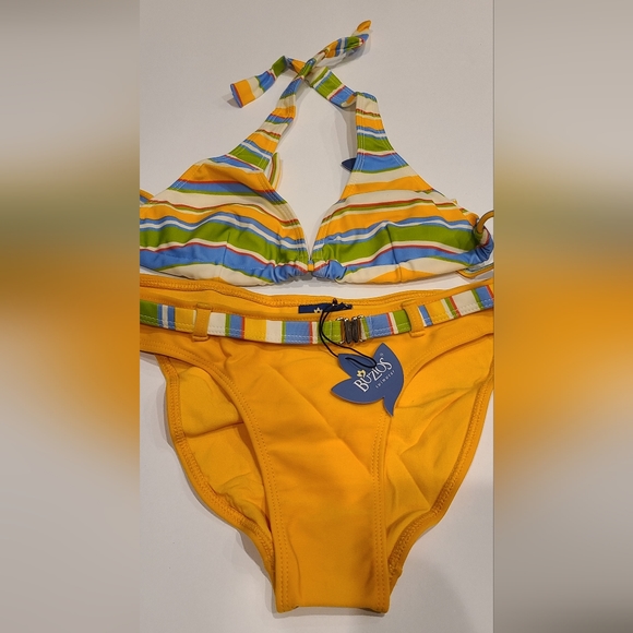 Buzios Brazilian Stripe 2pc Bikini Set - Picture 2 of 11